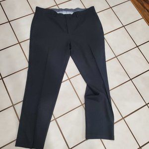 Haggar Mens Black Dress Pants